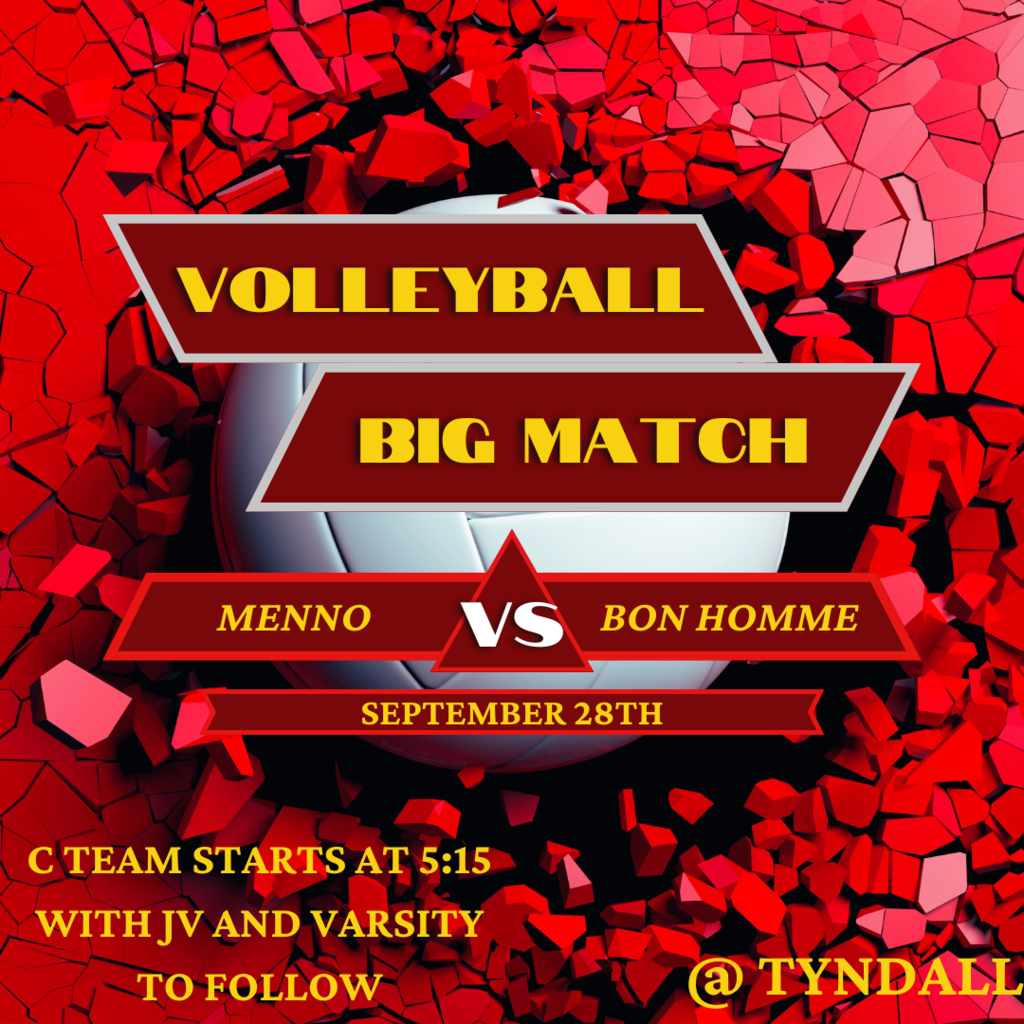 Volleyball against Bon Homme
